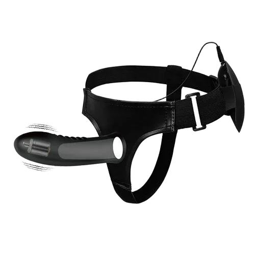 Pretty Love Myron Hollow Strap-On Vibrating Dildo Les Toy