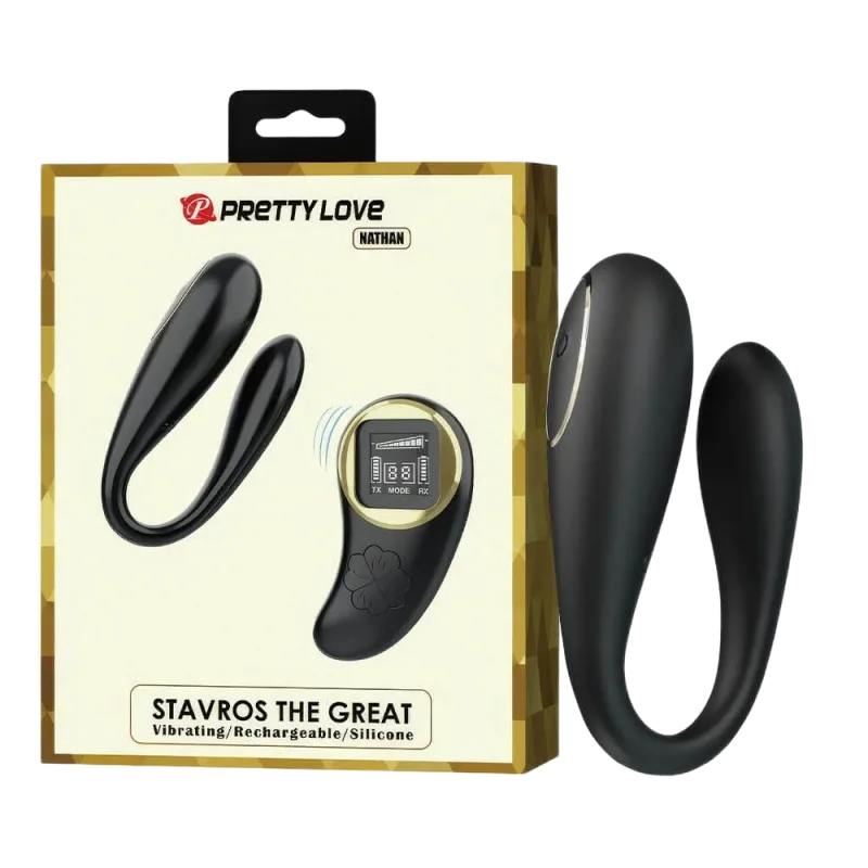 Pretty Love Nathan C-Shaped 10 Mode Powerful Vibrating Egg