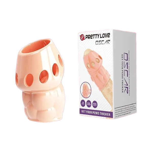 Pretty Love Oscar Head-Enhanced Silicone Condom for Men