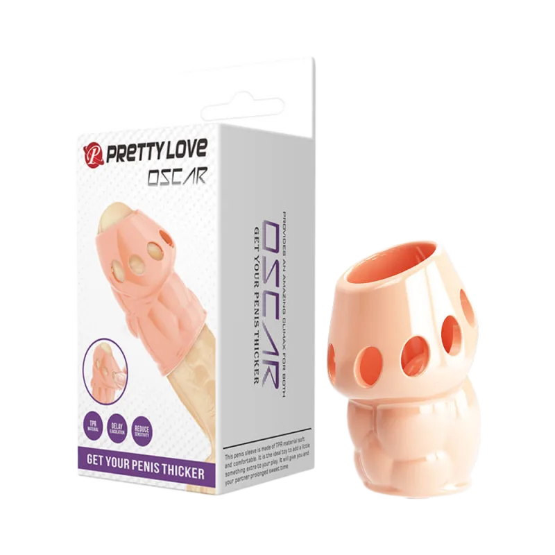 Pretty Love Oscar Silicone Sleeve Enhancer Tight Fit Sensation