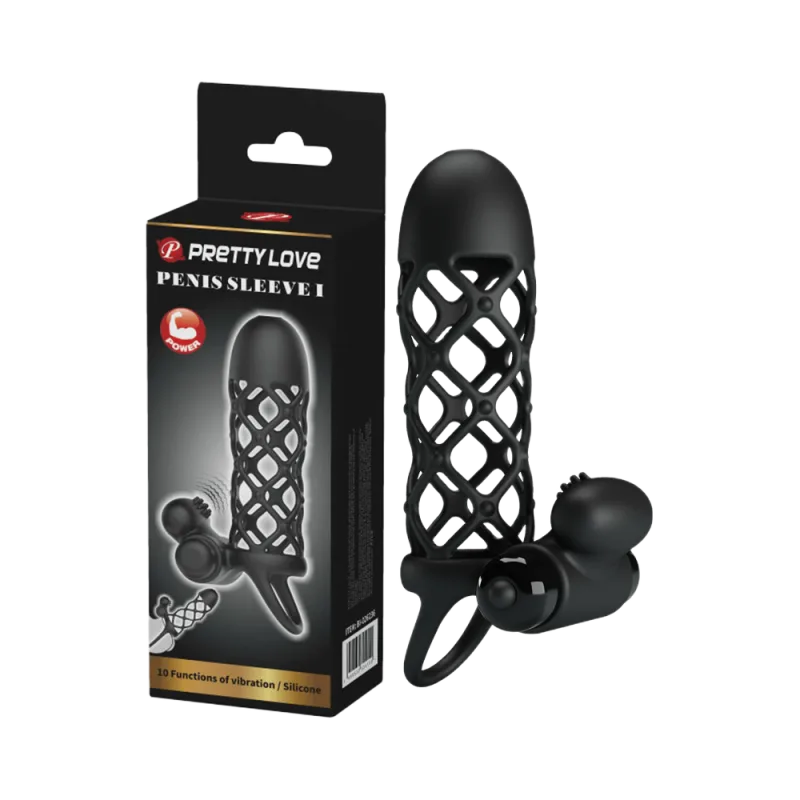 Pretty Love Penis Sleeve Vibrating Condom Enhancer