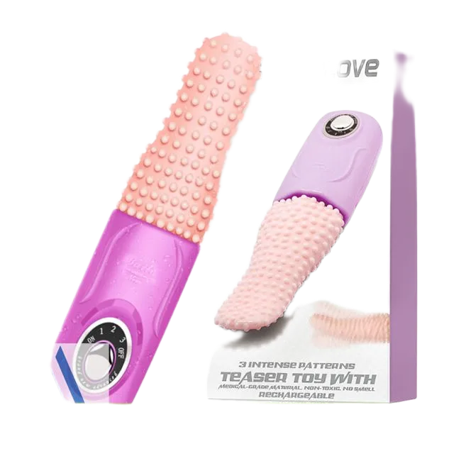 Pretty Love Rechargeable Tongue-Shaped Vibrator Toy