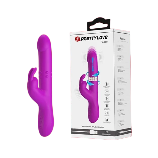 Pretty Love Reese Rotating Thrusting Vibrator for Women’s Pleasure