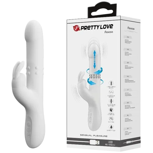 Pretty Love Reese Silicone Multi-Mode Vibrating Dildo