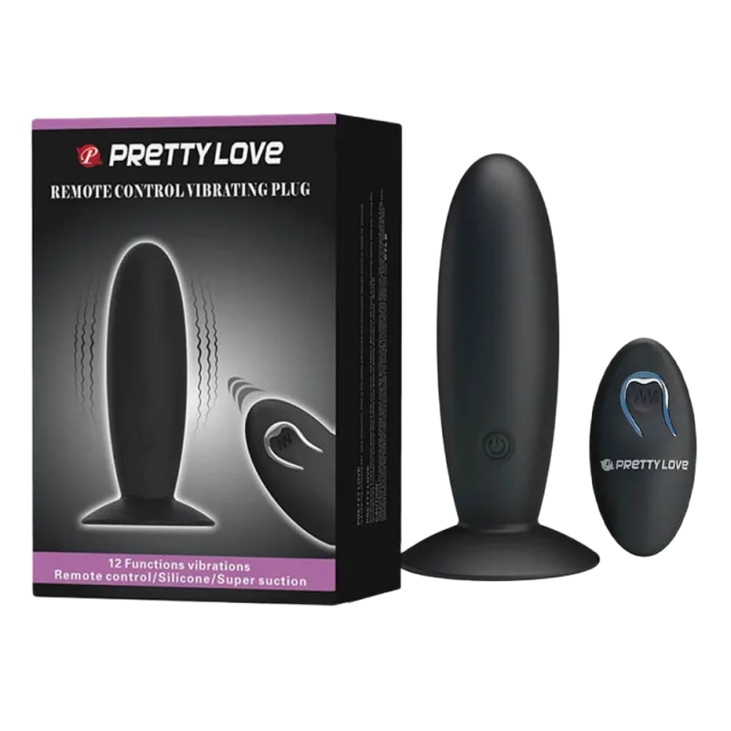Pretty Love Remote Control Anal Vibrating Plug 12 Modes