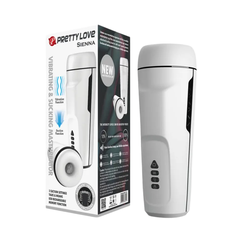Pretty Love Sienna multifunction automatic vibrating male masturbator