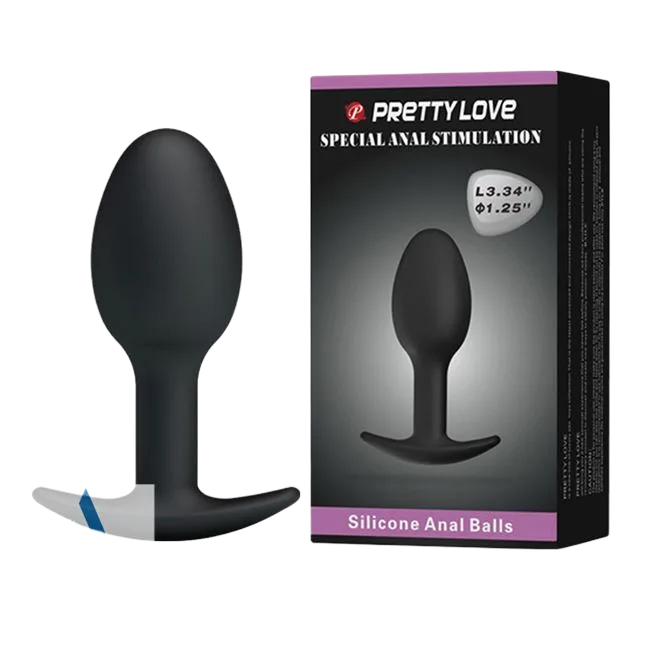Pretty Love Silicone Steel Core Anal Plug Pleasure