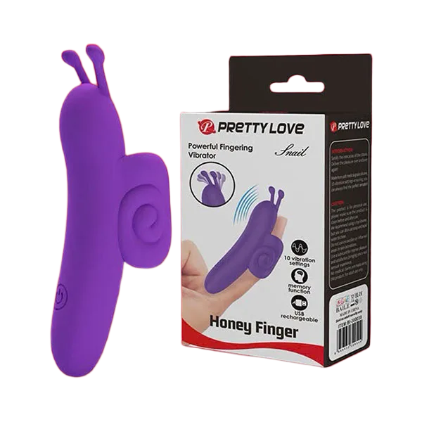 Pretty Love Snail G Spot Vibrating Finger