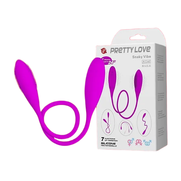 Pretty Love Snaky Vibe Dual-Ended Long Vibrating Egg