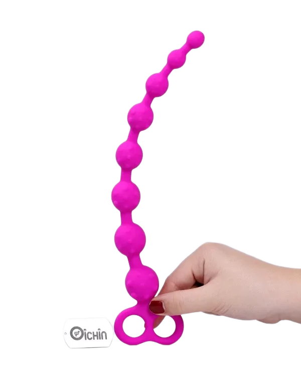 Pretty Love soft long silicone anal toy with handle