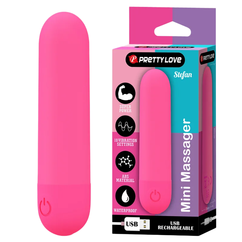 Pretty Love Stefan Bullet Vibrator Intense Stimulation Powerful Design
