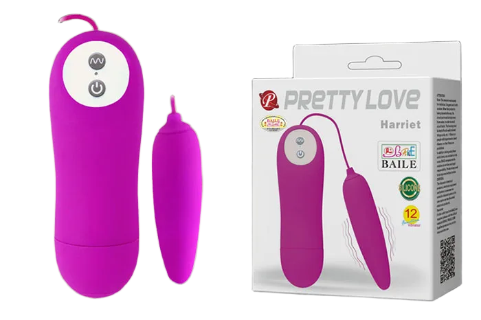 Pretty Love TR14 Compact Dual Mode Wireless Vibrating Egg