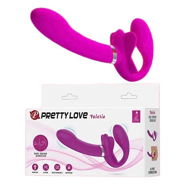Pretty Love Valerie Dual End Vibrator 12 Modes Silicone