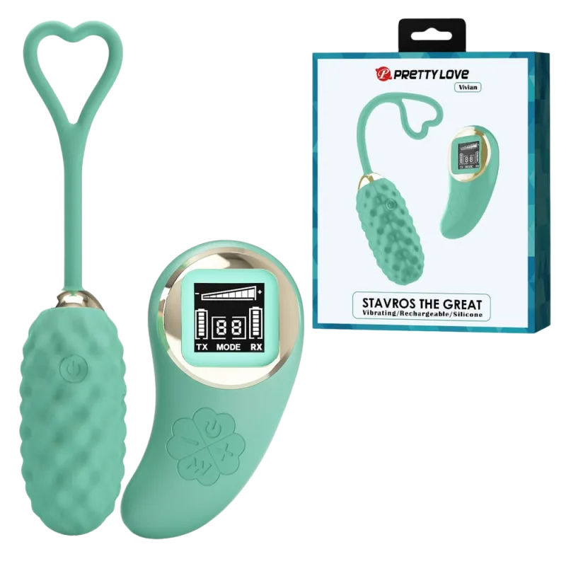 Pretty Love Vivian Remote LED Display Vibrating Egg Toy