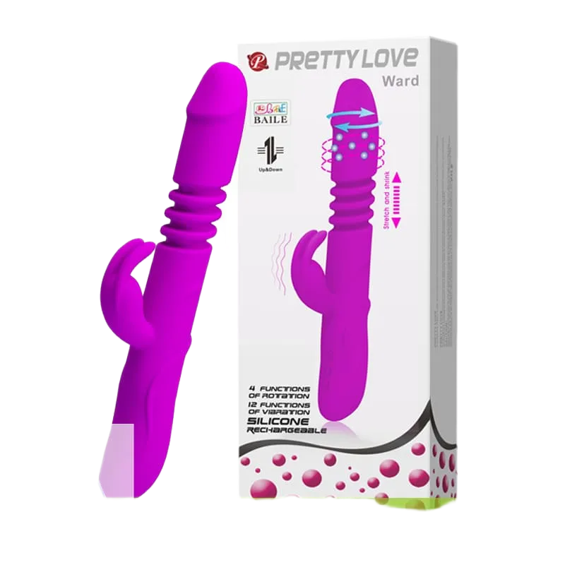 Pretty Love Ward Realistic Rotating Thrusting Vibrator