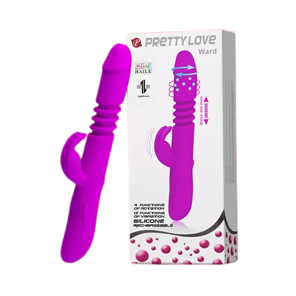 Pretty Love Ward Vibrating Rotating Thrusting Male Dildo