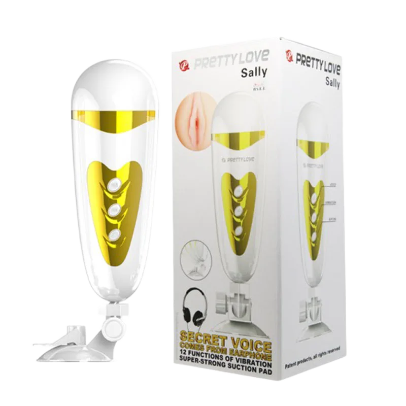 Pretty Sally Wall-Attached Rimming Vibrator Male Masturbator