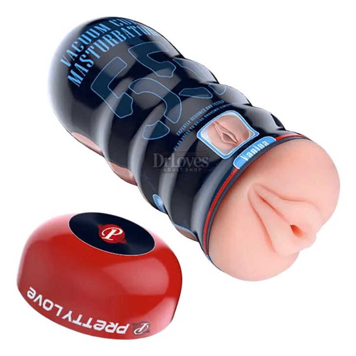 PrettyLove 55 Realistic Silicone Masturbation Cup Waterproof