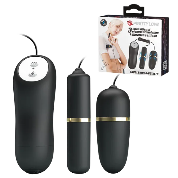 PrettyLove 7-Mode Dual Vibrating Love Egg Remote Control