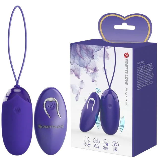 Prettylove Berger Youth Remote Vibrating Egg 12 Modes