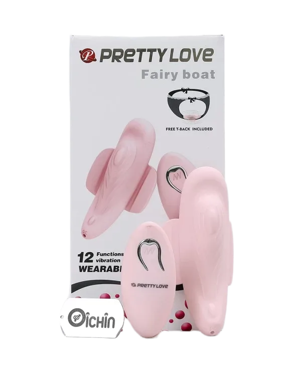 Prettylove Boat Remote 12 Modes Mini Vibrator Panty Toy
