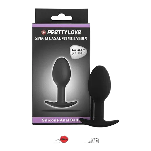 Prettylove Butt Plug Silicone Beaded Anal Sex Toy