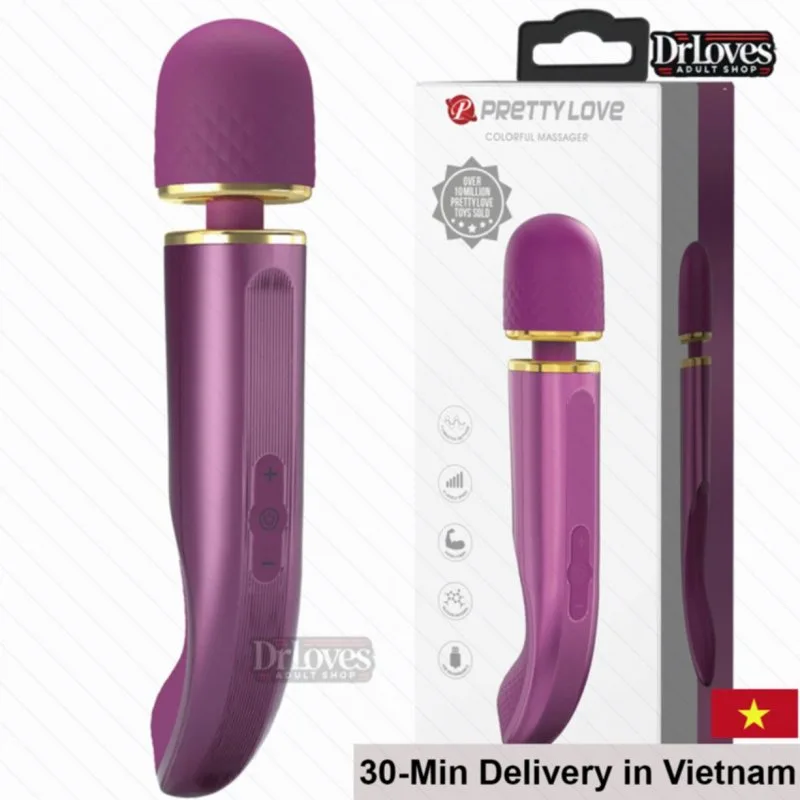 PrettyLove ColorFul 7 Mode Waterproof Mini Vibrator