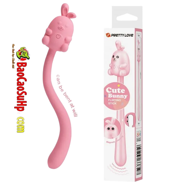 Prettylove Cute Bunny 7-Mode Soft Silicone Mini Rabbit