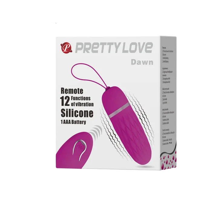 PrettyLove Dawn Remote Control Vibrating Egg 12 Modes