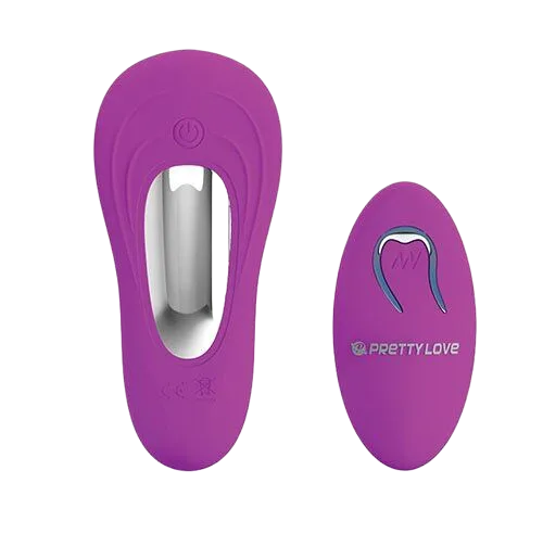 Prettylove DC38G Remote Multi-Point Vibrating Clitoral Dildo