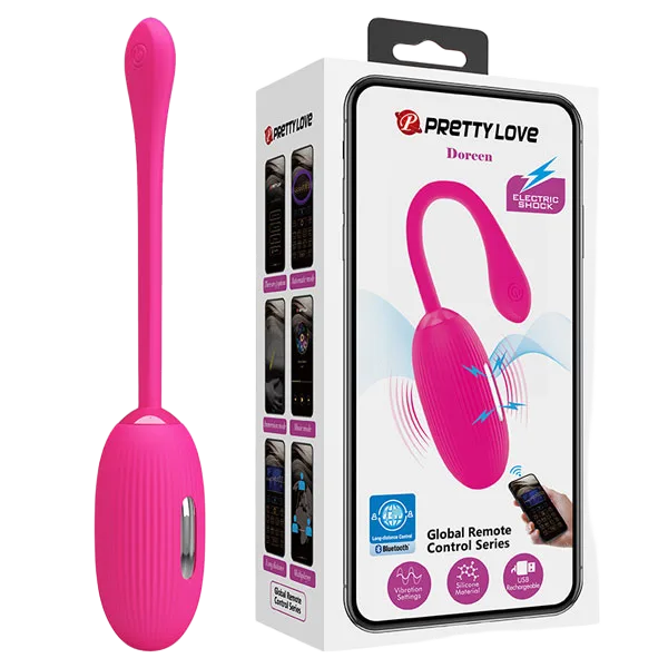 PrettyLove Doreen App Remote Control Shock Vibrating Egg