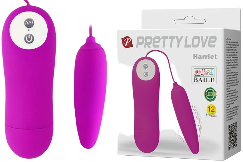 PrettyLove Harriet silicone vibrating egg 12 modes G-spot