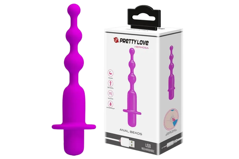 Prettylove Hermosa 12-Speed Rechargeable Anal Vibrator