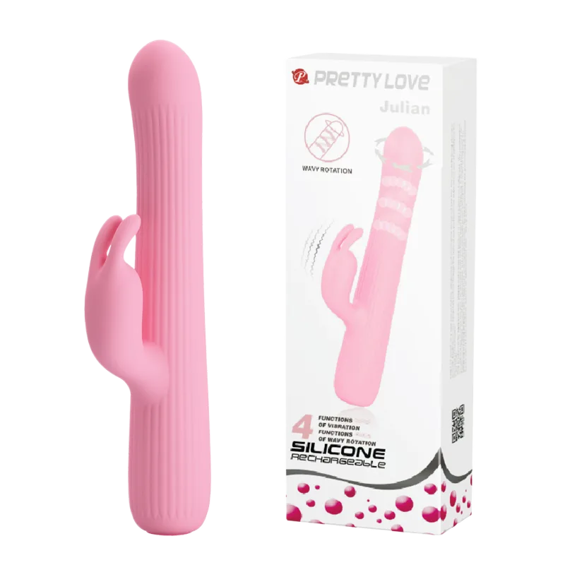 Prettylove Julian Mini Rotating Vibrating Medical Silicone Toy