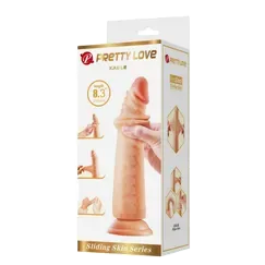 Prettylove Kable Dual-Layer Soft Silicone Realistic Dildo