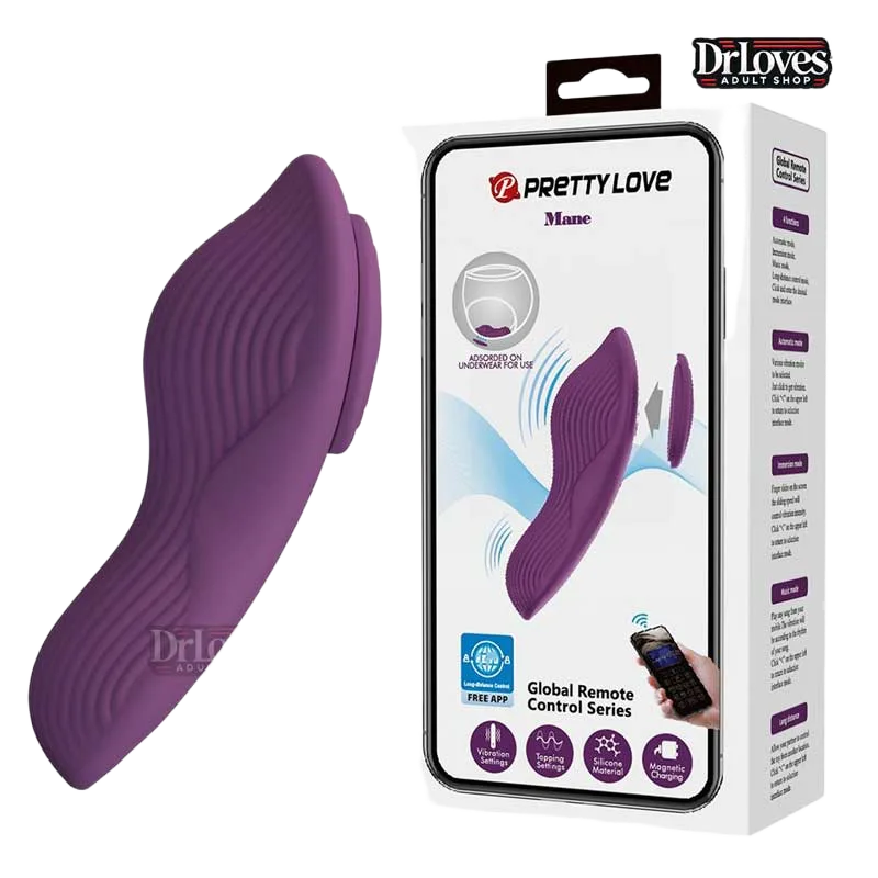 PrettyLove Mane App Controlled Waterproof Strong Vibrator