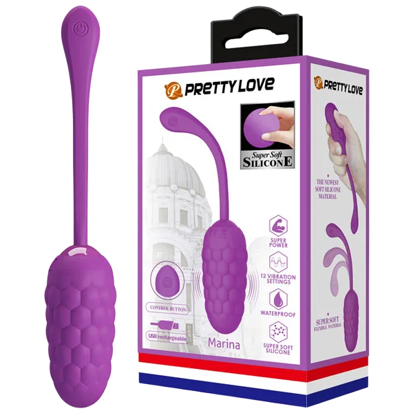 PrettyLove Maria 12-Speed Waterproof Strong Vibration Egg