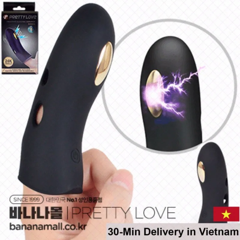 PrettyLove Marico 24k Gold Plated Electric Finger Vibrator