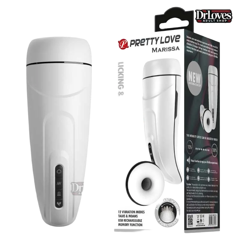 PrettyLove Marissa Warming Heated 12-Speed Masturbator