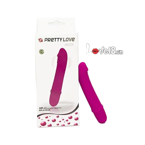 Prettylove Mini Silicone Vibrating Dildo for Women