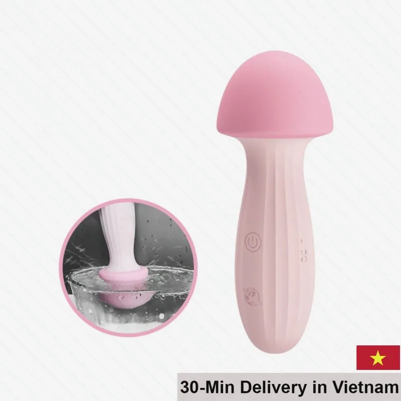 Prettylove Mushroom Soft Silicone G-Spot Massager