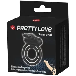 Prettylove Osmond Ring Vibrator Delay Booster for Men