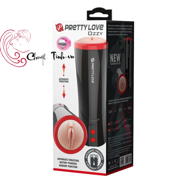 Prettylove Ozzy Automatic Male Masturbator Soft Silicone Sleeve