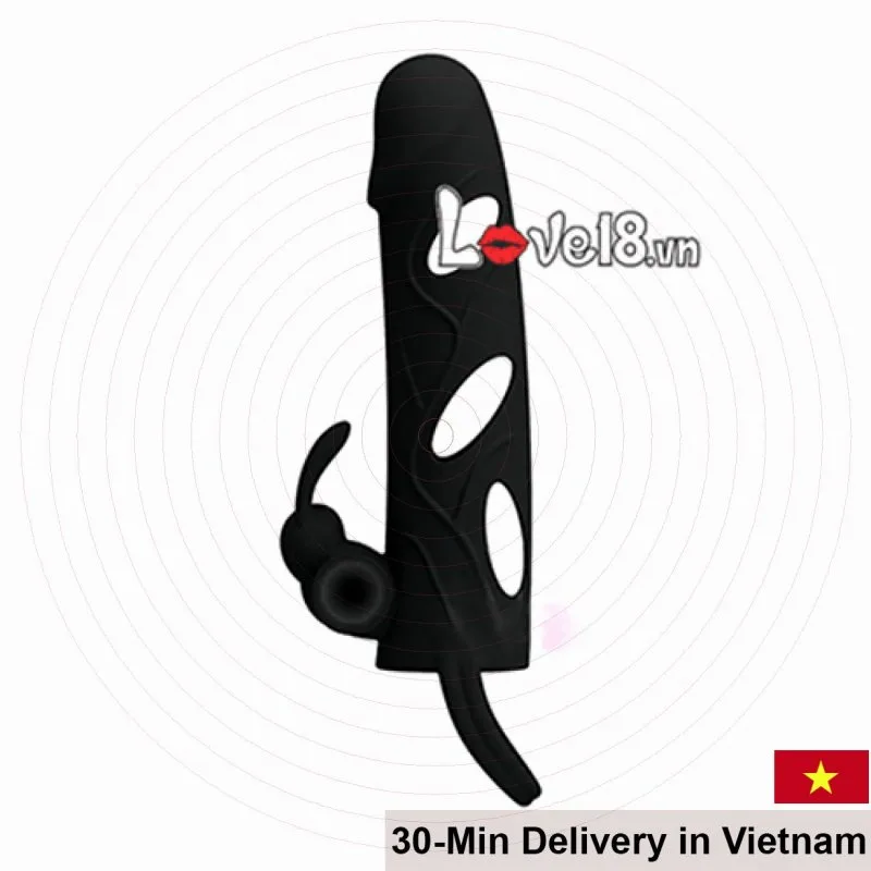 Prettylove Powerful Vibrating Ring Strap-On Enhancer