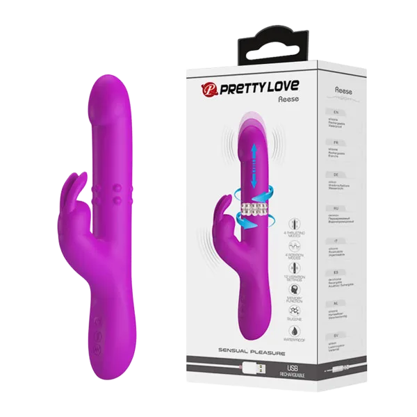 PrettyLove Reese Rotating Vibrator Adult Toy Hong Kong Luxury Design