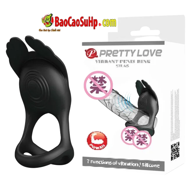 Prettylove Silla 7-mode Ring Vibrator Prolong Male Performance