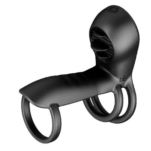 Prettylove Sling 3-Ring Vibrating Cock Enhancer