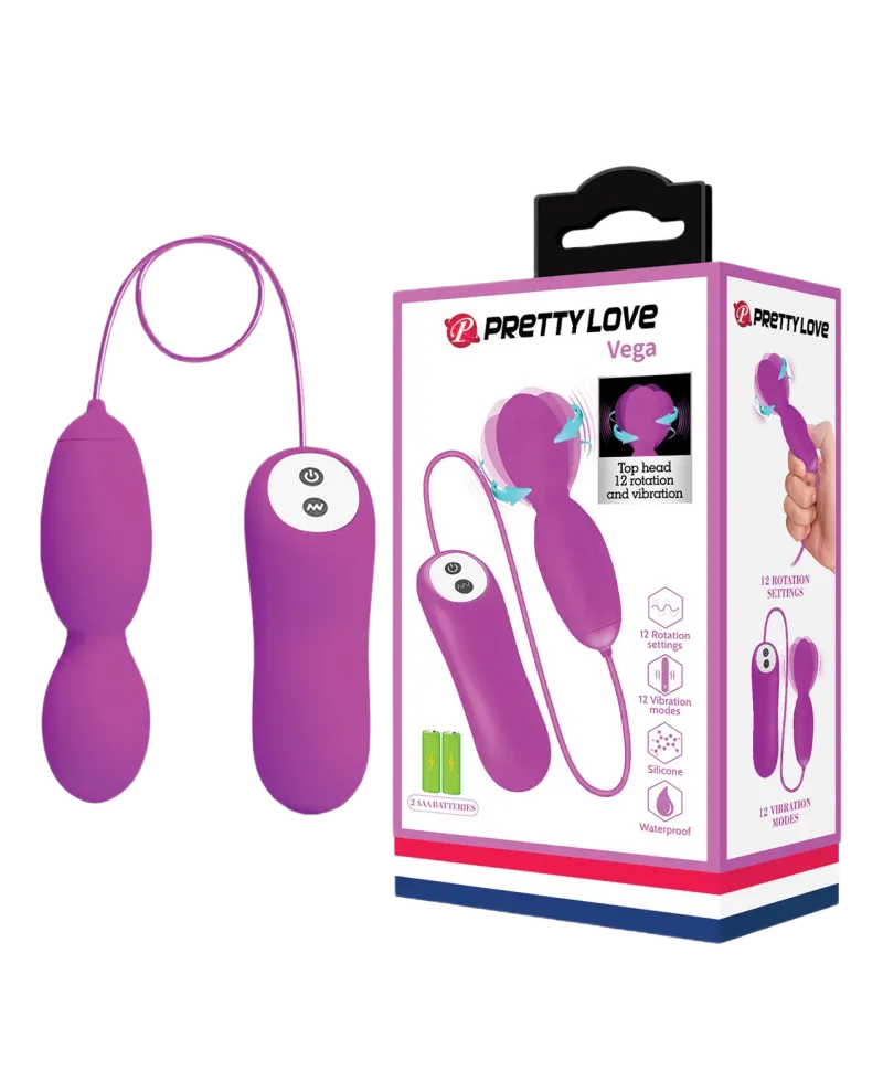 Prettylove Vega 360° Vibrating Egg Intense Female Massager