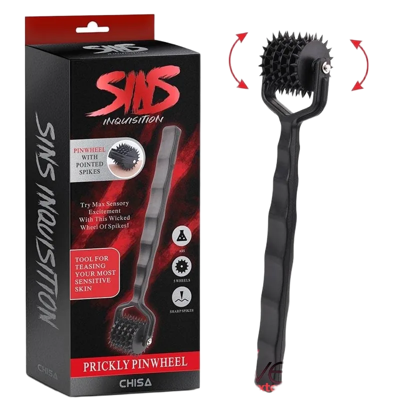 Prickly Pinwheel Textured Rolling Massager Quick Delivery Discreet