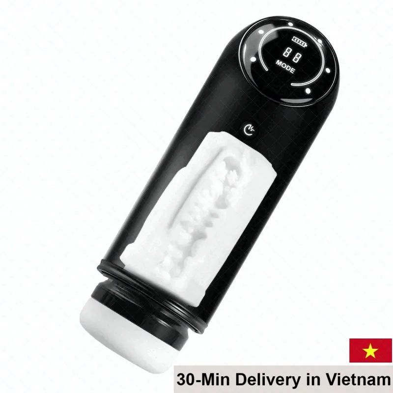 Pro Space 3D Realistic Vibrating Heating Suction Sound Male Masturbator